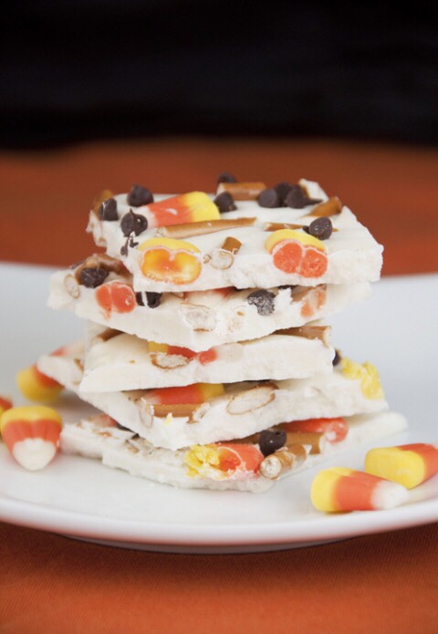 Candy Corn White Chocolate Bark