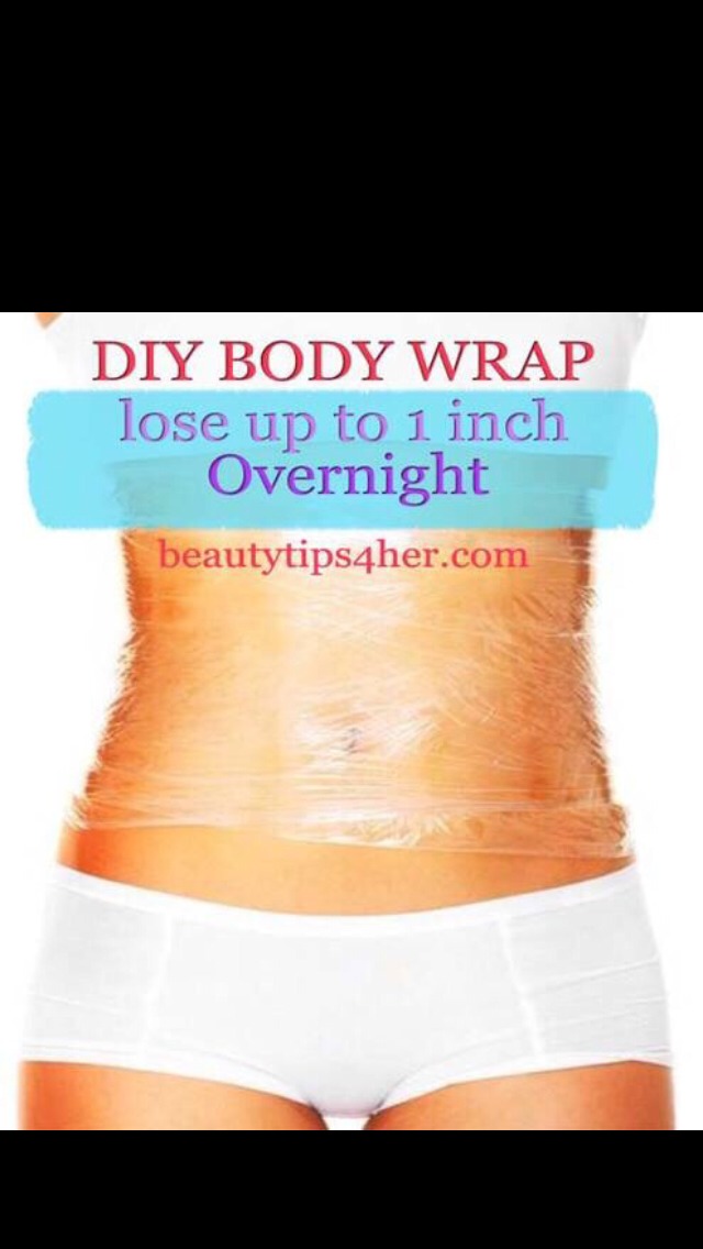 DIY Body Wraps! Lose Up To One Inch Overnight 😍❤️👌