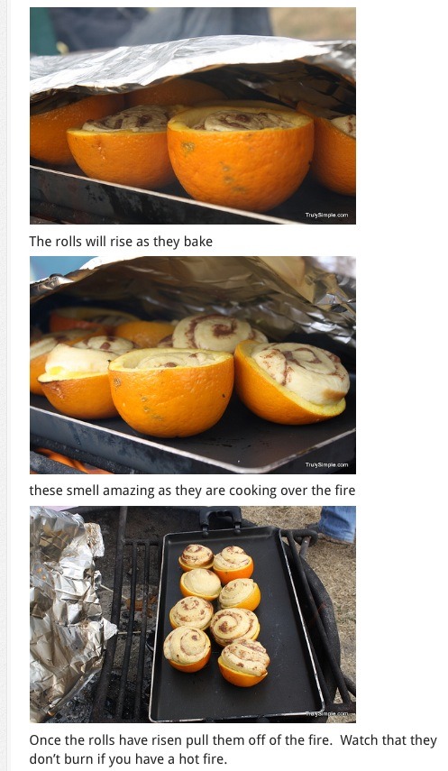 " Campfire Cinnamon Rolls"😋