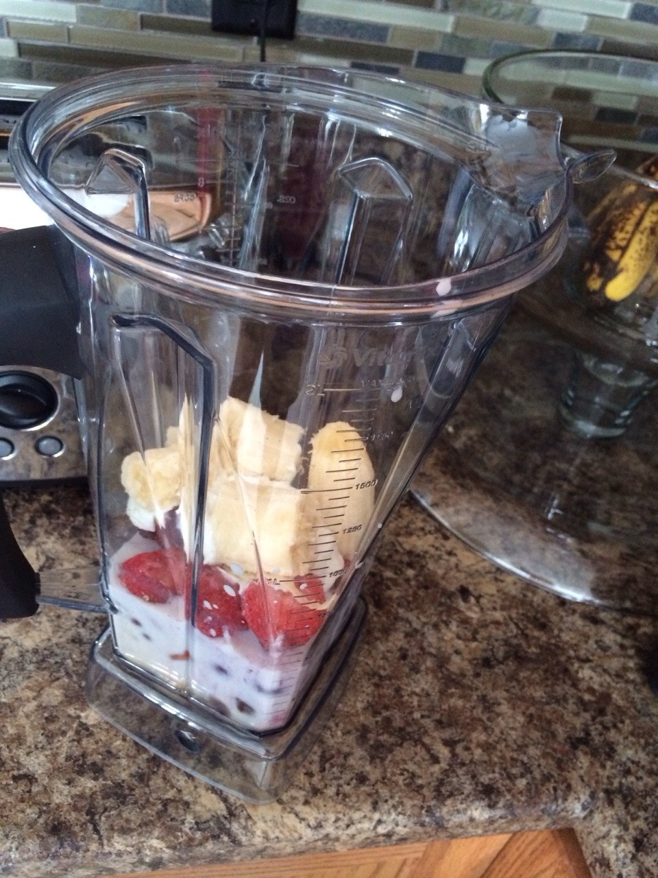 A full banana then mix!