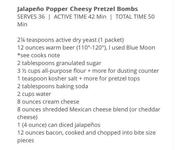 Jalapeño Popper Cheesy Stuffed Pretzel Bombs!