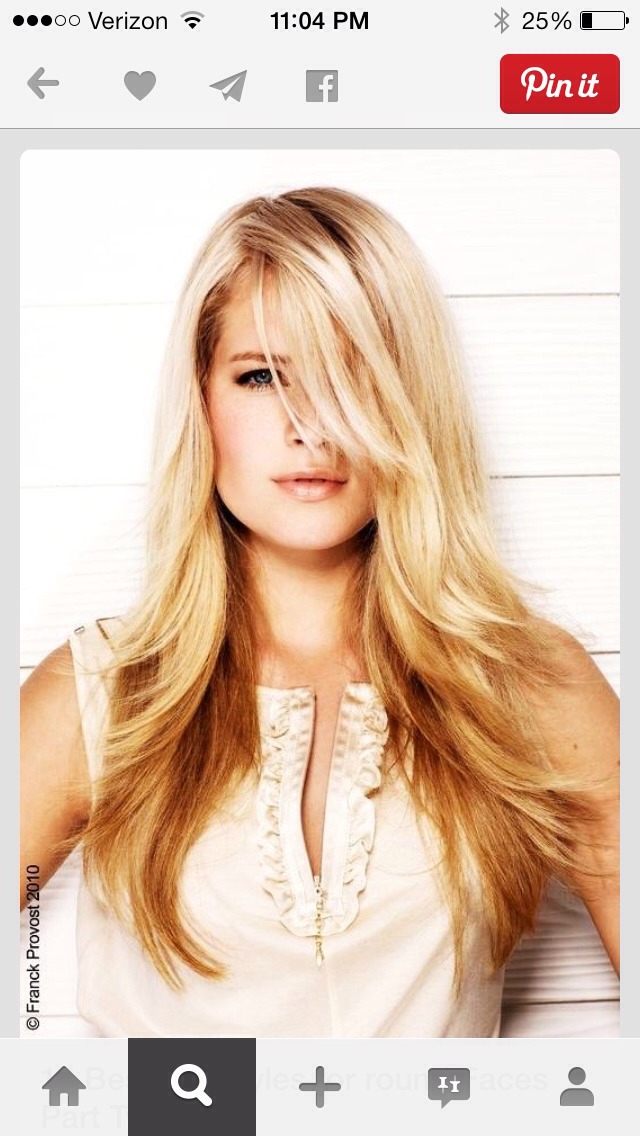 Cute Long Hair Side Bangs Hairstyles