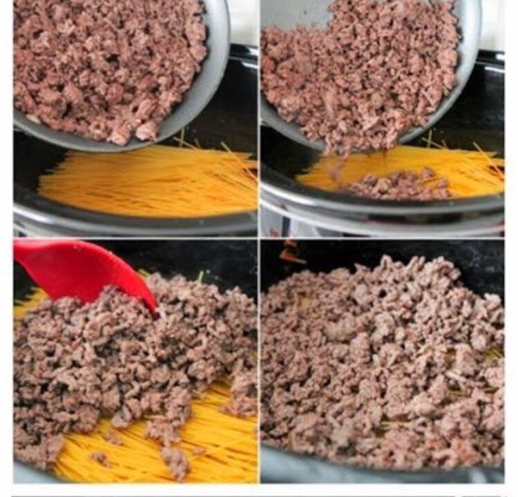 Creamy Crock Pot Spaghetti 