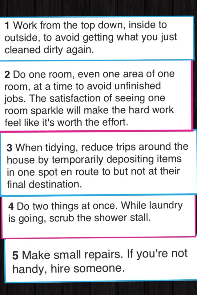 10 Spring Cleaning Tips