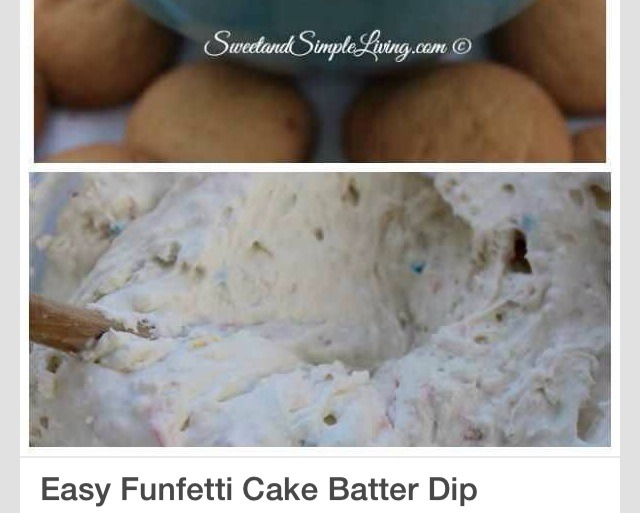 Cake Batter Dip!!!