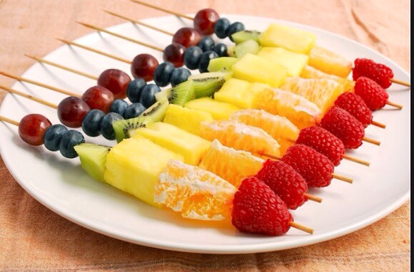 Make fruit more appealing , by having colourful fruits in a different variety can be oh so nice and of course it's some of your 5 a day 