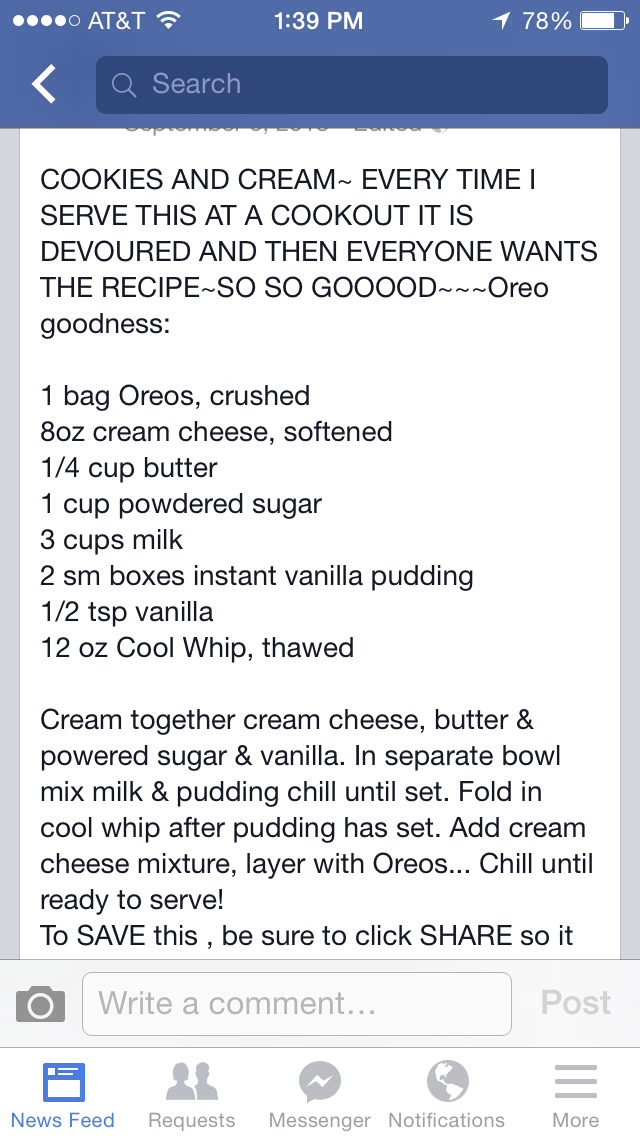 NEW!!! EASY!!! DELICIOUS!!! Cookies And Cream!!!