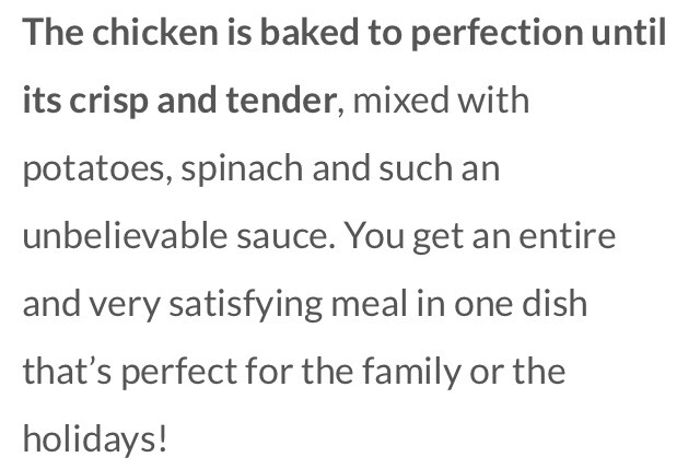Chicken & Potatoes With Creamy Garlic Parmesan Cream Sauce!