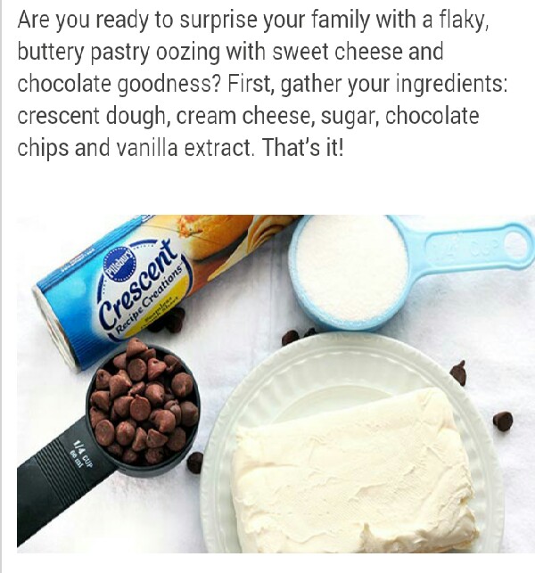 Chocolate Chip Crescent Danish!!