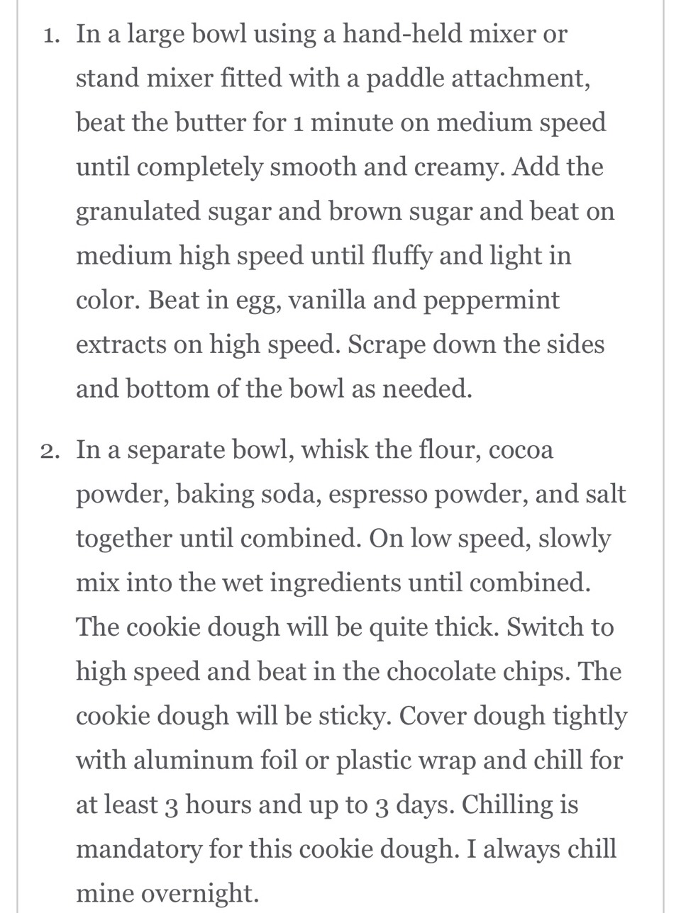 PEPPERMINT MOCHA COOKIES! 
