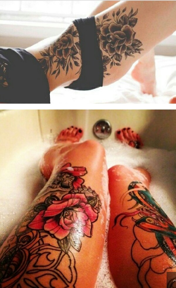 Sexy Thigh Tattoos And Designs For Women! 