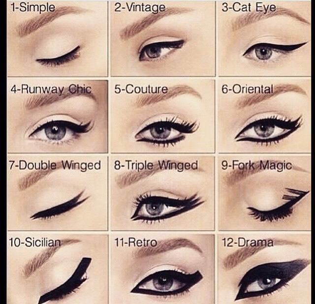 Eyeliner Styles & Tutorials