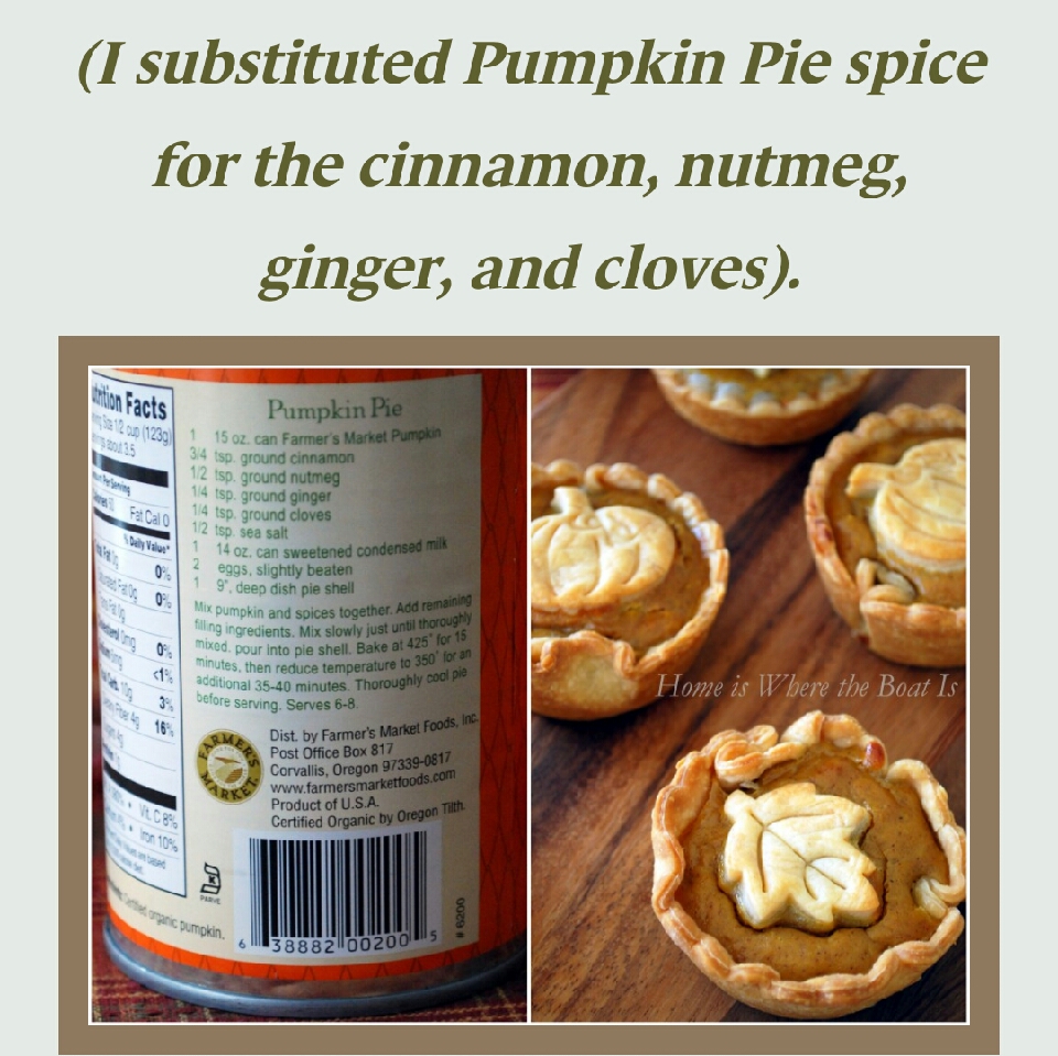 Mini Pumpkin Pies!!!
