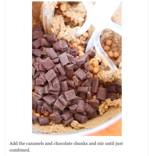 " Brown Butter Salted Caramel Mocha Cookies"๐