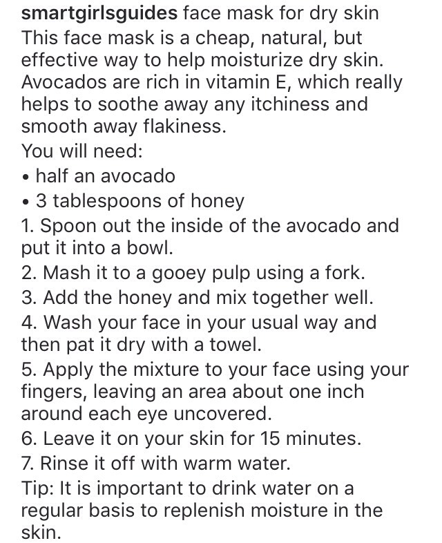 Face Mask For Dry Skin