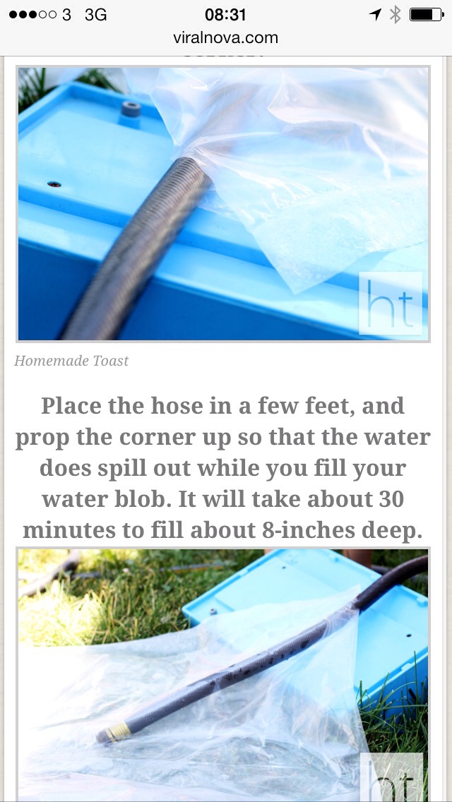 Water Blob!!  How To Make A Fun Mess Free Water Blob 💧