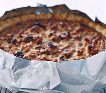 Aluminum Foil as a Piecrust Protector. To prevent a piecrust from burning while the filling cooks, make a foil collar to deflect heat.