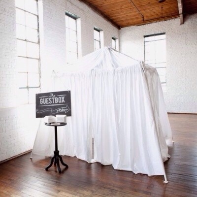 -> A guest box instead of a guest book, where guests can record a message on video