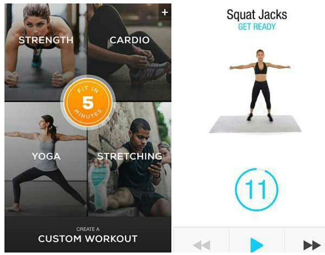 6. Sworkit Lite (free, iOS and Android) is built for busybodies.
