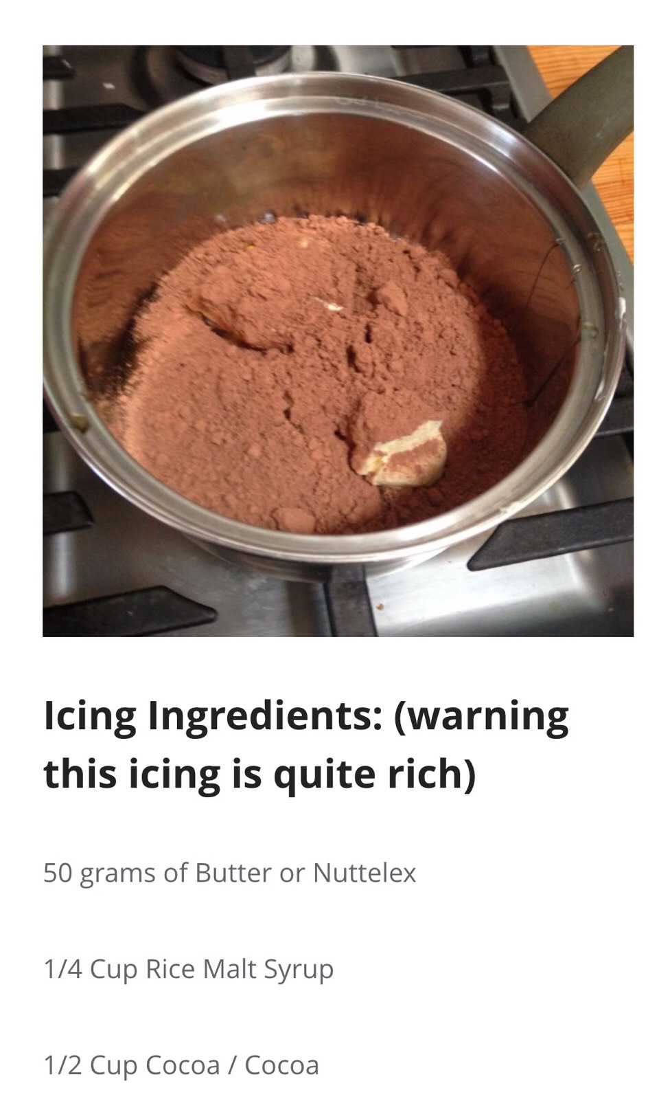 School Mums Quick And Healthyish Chocolate Cake Recipe. π