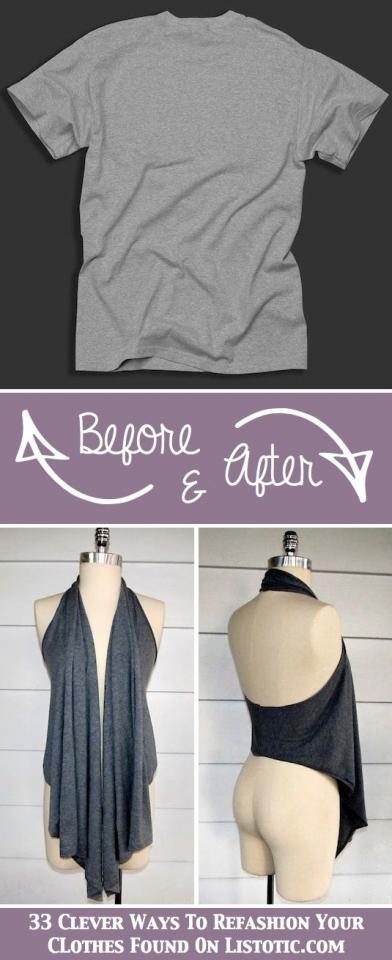 33 Clever Ways To Refashion Your Clothes