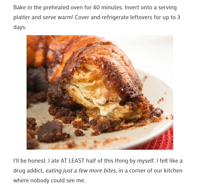 Cream Cheese Stuffed Monkey Bread YUM!