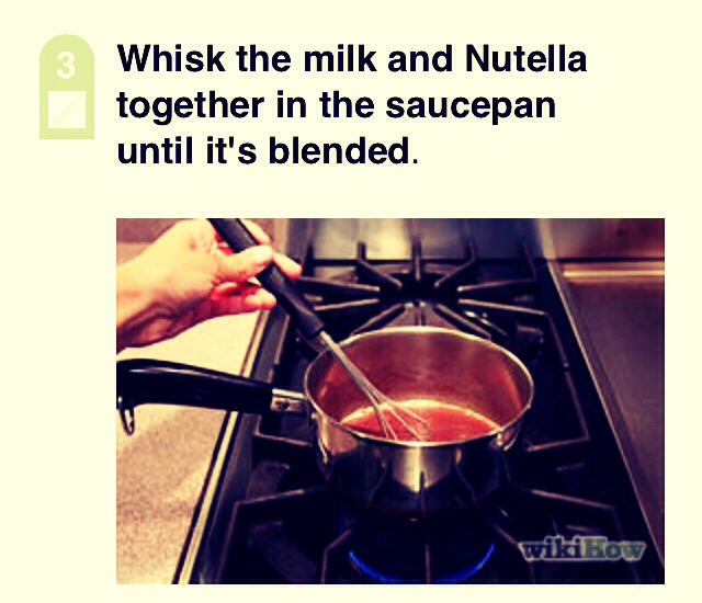 Nutella Hot Chocolate! :D