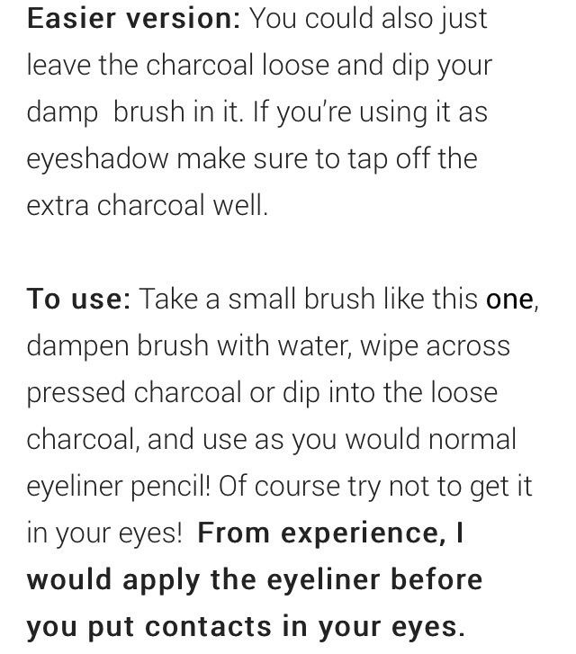 💕Homemade Natural Eyeliner! {& Eyeshadow!}💕