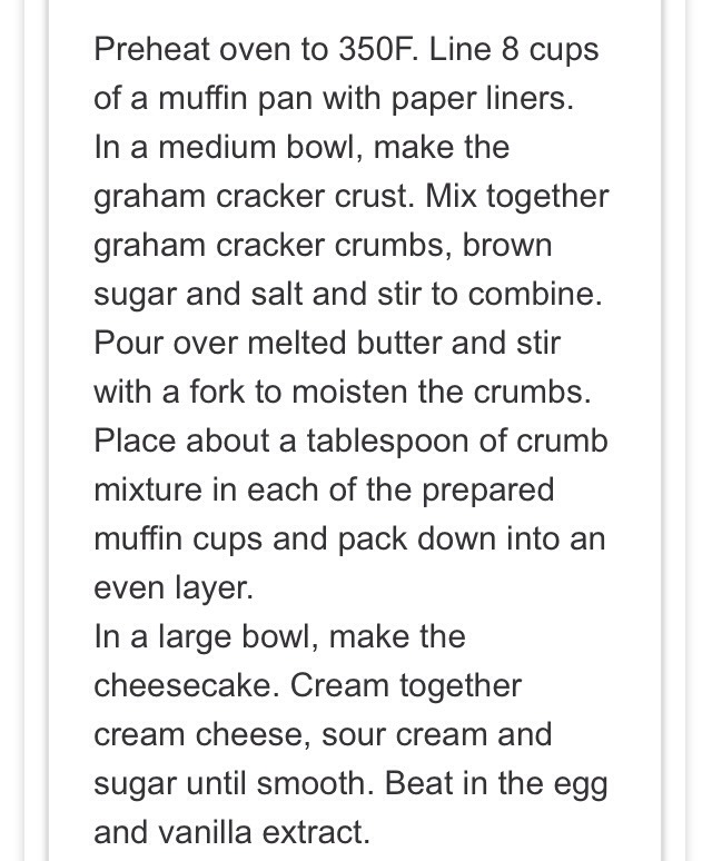 💥 Chocolate Chip Mini Cheesecake💥😋