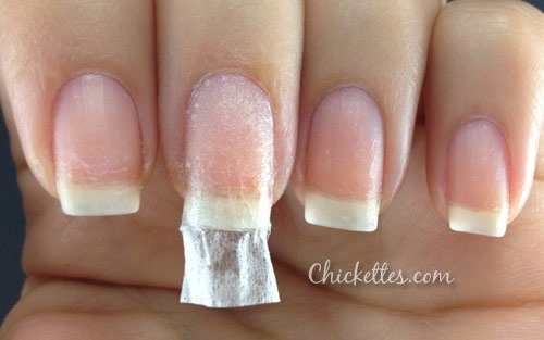 To mend a broken nail I always go for a tea bag.. You cut it to size then place it on your nail and coat with clear coat or your favorite color(: