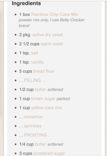 Cake Batter Cinnamon Rolls