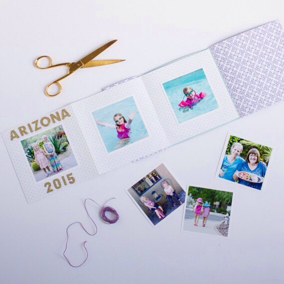 This simple accordion-style book was the perfect memory-keeper