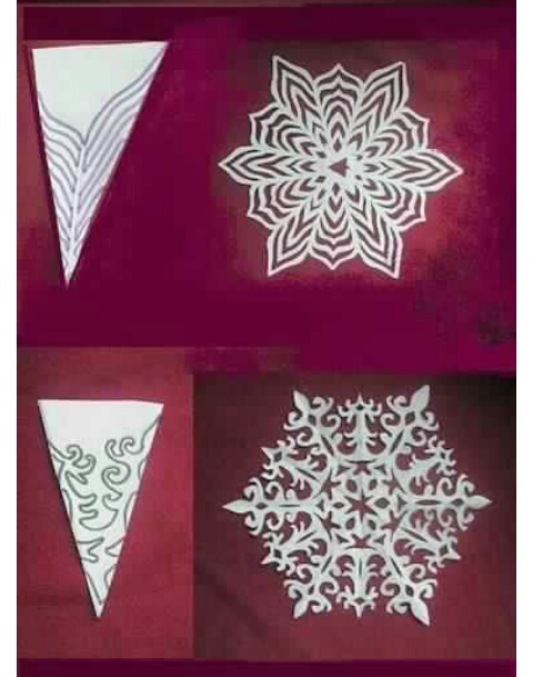 DIY PAPER SNOWFLAKES