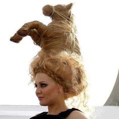 weird crazy hair styles