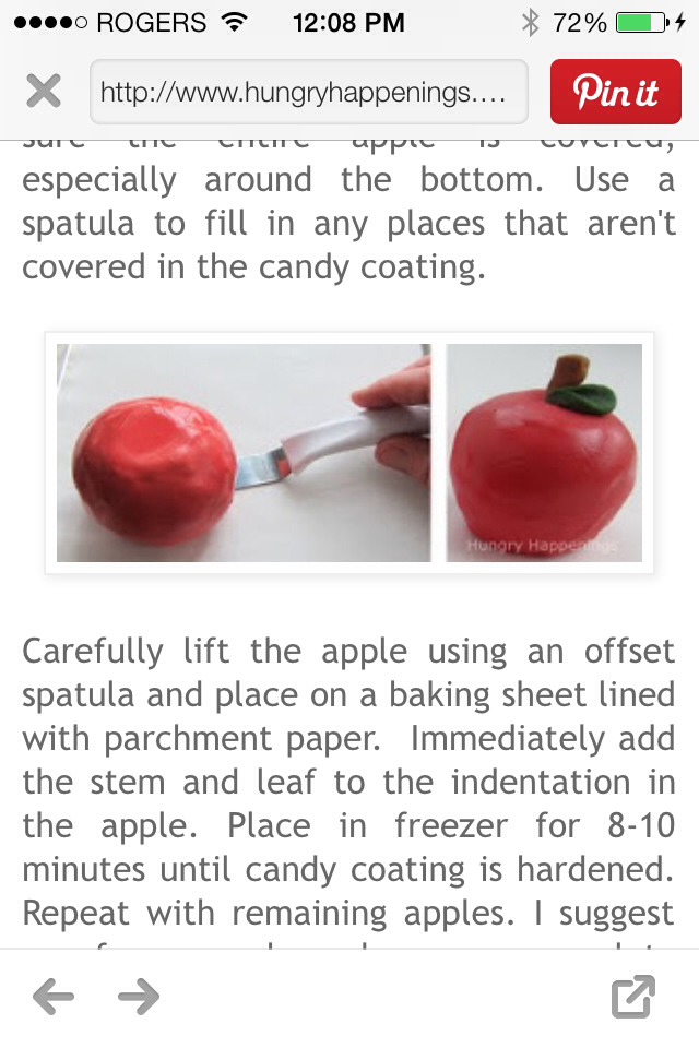 Inside Out Chocolate Caramel Apples. Great For Teachers!