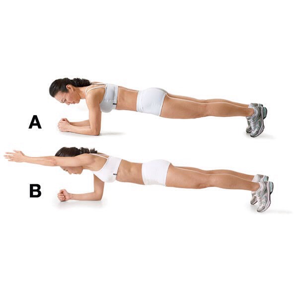 MOVE 5
Advanced Workout: Plank with Arm Lift
