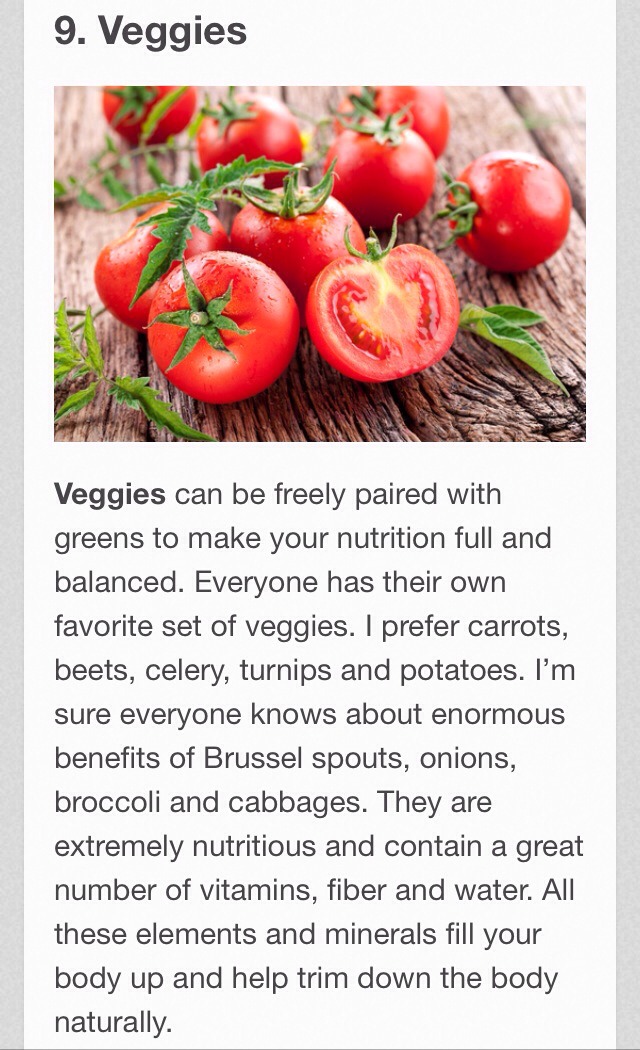 Foods To Eat To Trim Down Your Body Naturally! 👍💪👍💪