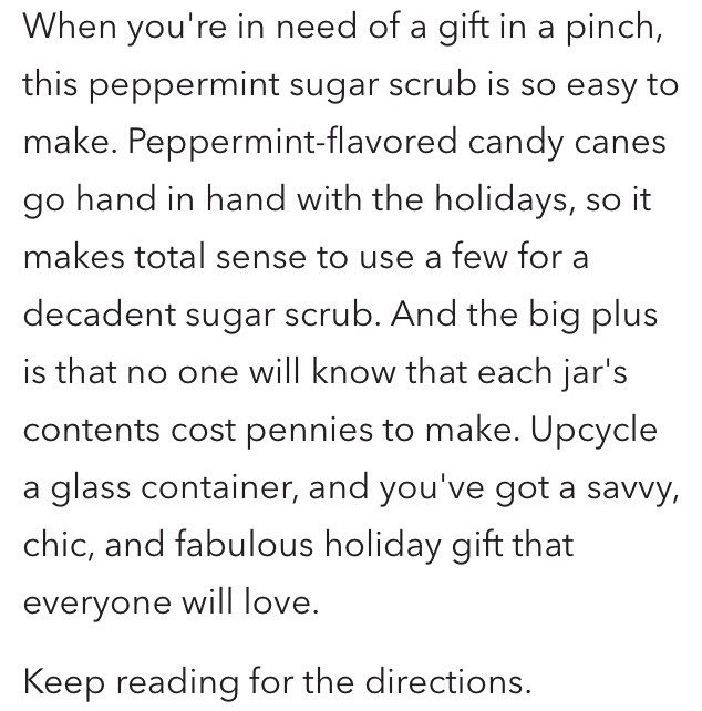 DIY Candy Cane Sugar Scrub! 