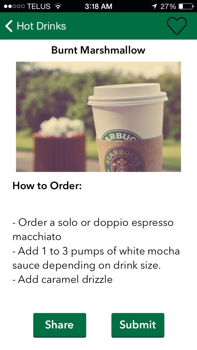 Secret Starbucks Menu!! 
