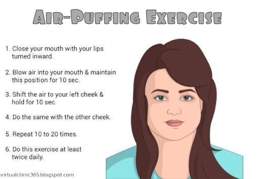 Air-Puffing ExerciseSource - http://ow.ly/jQJc304RTRW