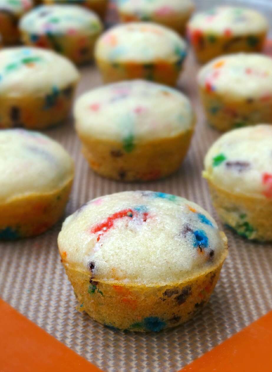 Funfetti Mini Pancake Muffins!