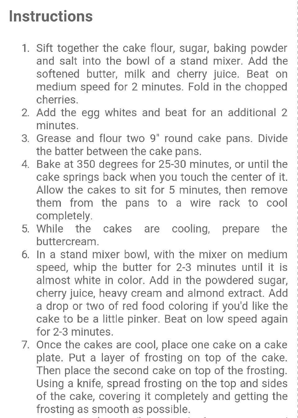 CHERRY ALMOND CAKE! 