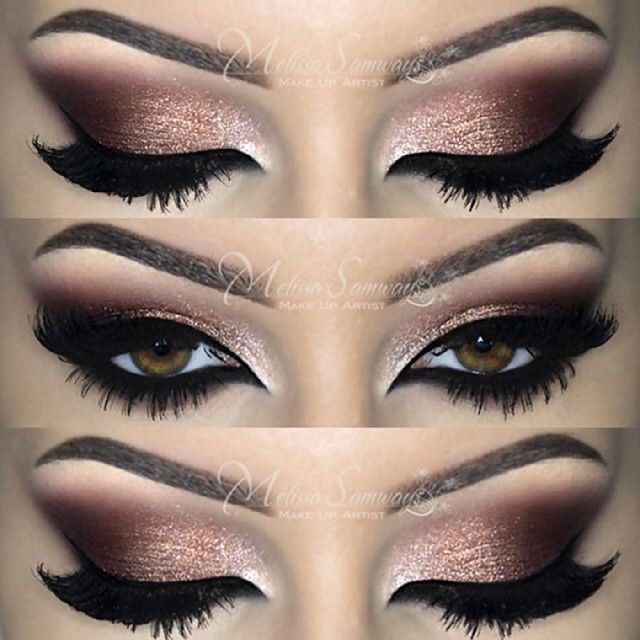 Brown Toned Glam Makeup