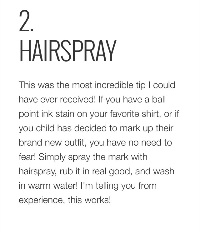 7 Stain Removal Secrets