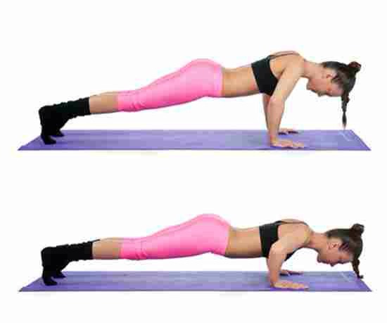4. Help For Armpit Overhang

The flesh that peeks out over the top of a strapless gown can be tightened with push-ups. But the issue may be the dress, not you.

Push-Ups