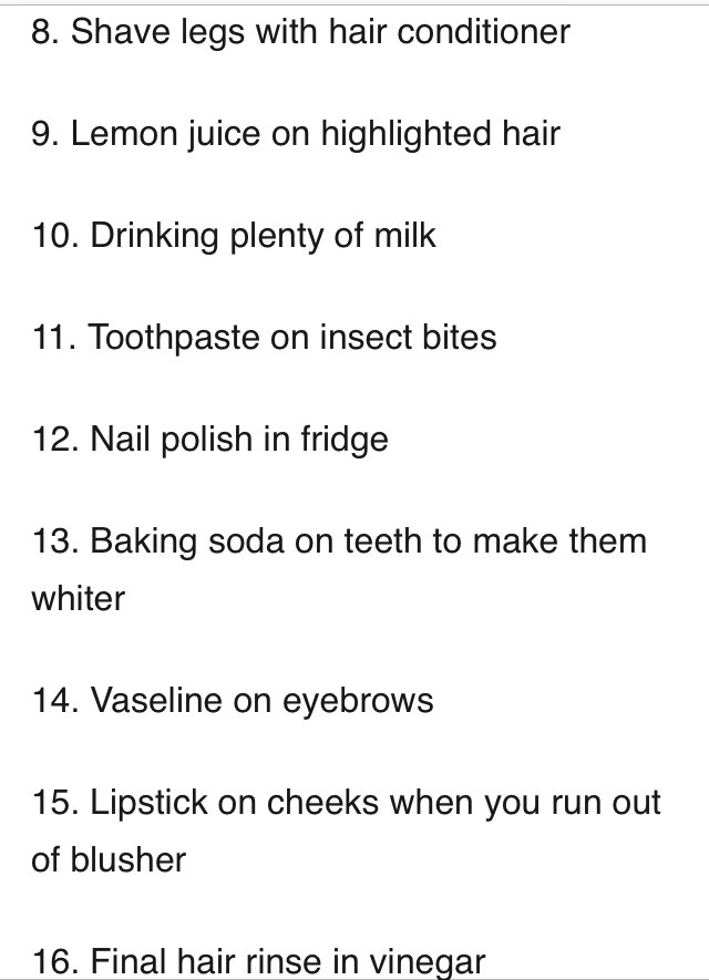 Top 50 Tips And Easy Tricks In Homemade Beauty 
