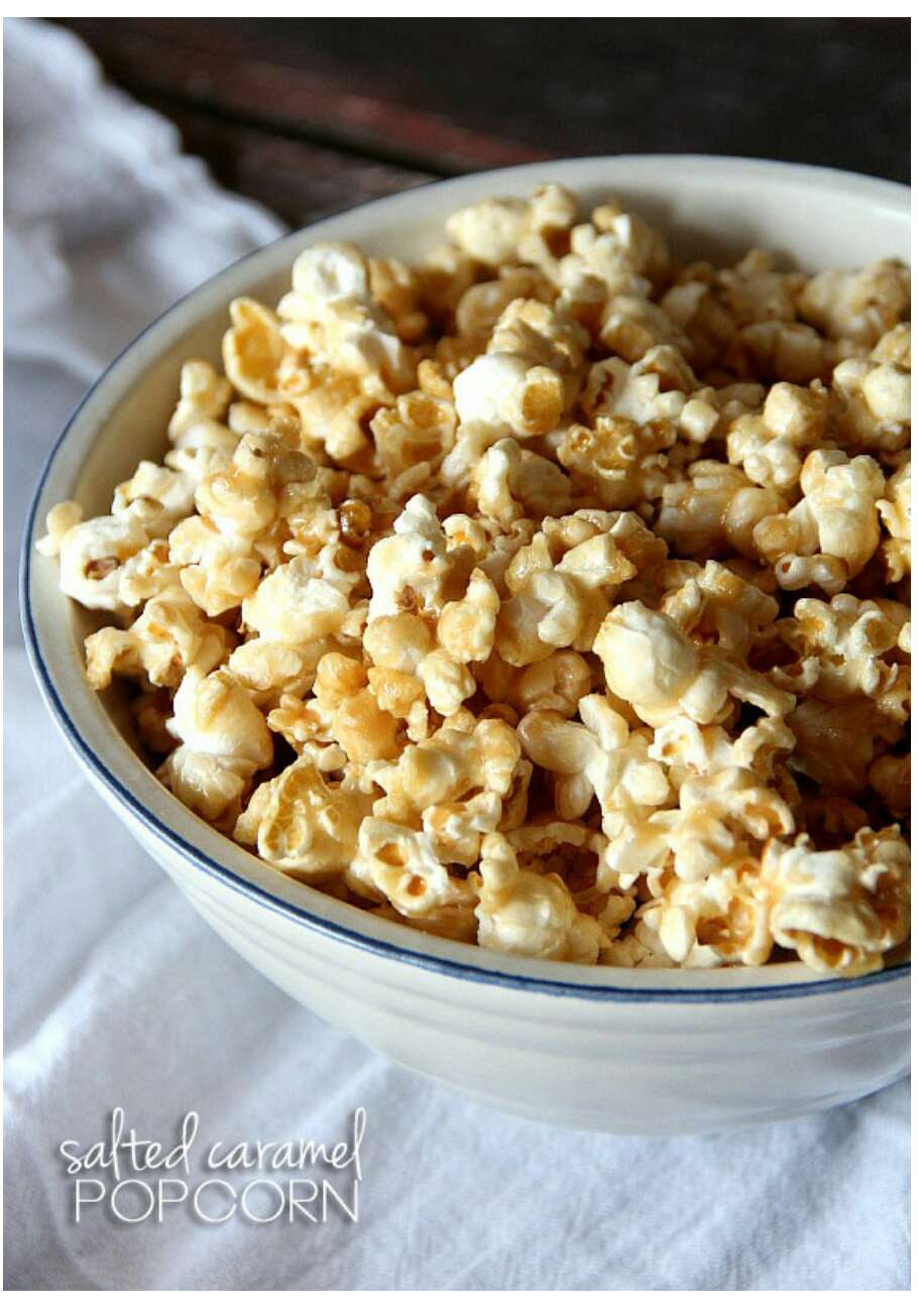 Salted Caramel Popcorn Recipe