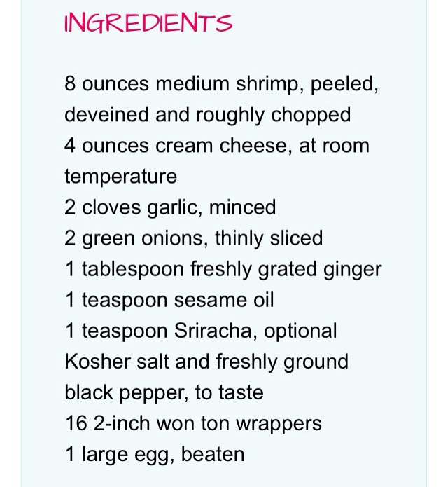 Crispy Baked Cream Cheese Wontons 