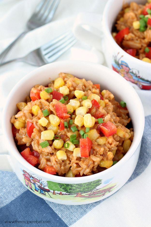 25. 20-Minute Chicken and Rice 