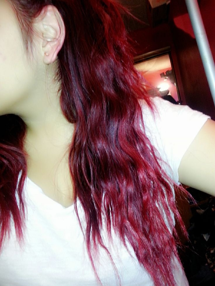 How to dye your hair red without bleach